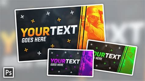 Gaming Thumbnail Template | Free Photoshop Template [Fully Customisable ...