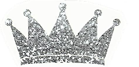 Download HD Princess Crown Glitter Silver Freetoedit Svg Transparent ...