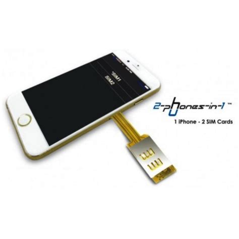 Dual SIM Adapter from 2-phones-in-1™ for every Phone!