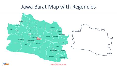 Jawa Barat Map of Indonesia - OFO Maps