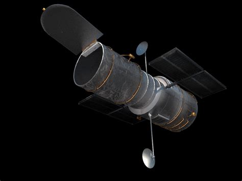 Hubble Space Telescope 3D Model - 3D Models World