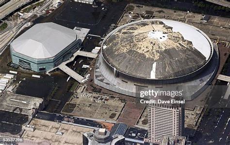 Hurricane Katrina Superdome Photos and Premium High Res Pictures ...