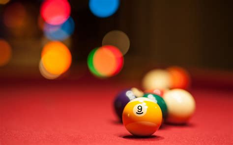 9 Ball Billiards Wallpaper