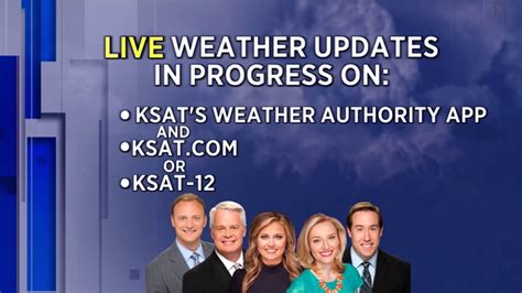 Live updates on the KSAT-12 Weather Authority App - YouTube