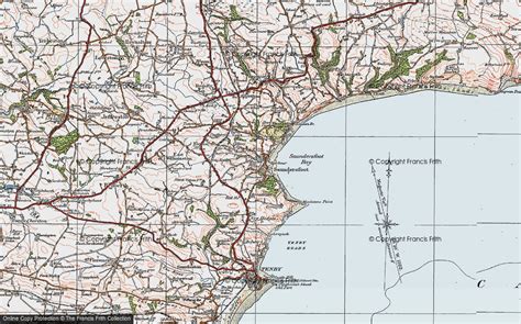 Historic Ordnance Survey Map of Saundersfoot, 1922