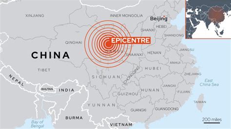 China earthquake map: Where Gansu province quake has killed over 120