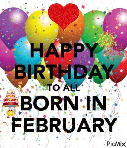 February Birthdays - Free animated GIF - PicMix