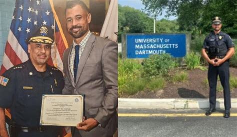 Dartmouth Police Department promotes UMass police officer Tye Andrade ...