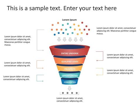 5 Steps Sales Funnel Diagram PowerPoint Template | SlideUpLift