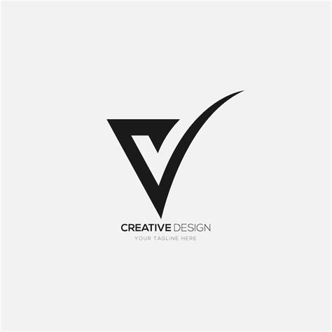 Premium Vector | Creative letter V monogram logo