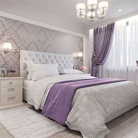 Cozy white and purple bedroom decor | Luxurious bedrooms, Master ...