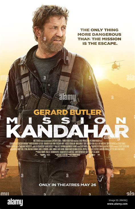 KANDAHAR, (aka MISSION KANDAHAR), Canadian poster, Gerard Butler, 2023 ...