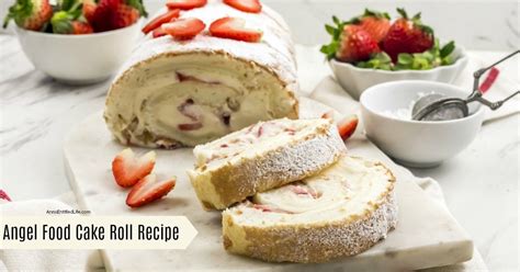 Easy Angel Food Cake Roll Recipe