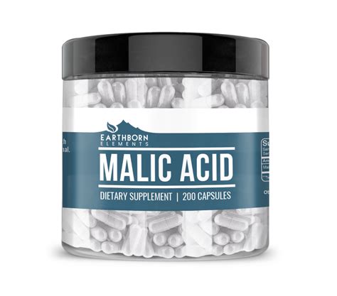 Malic Acid Capsules - Earthborn Elements