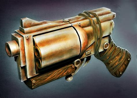 Steampunk Gun by beaulamb1992 on DeviantArt