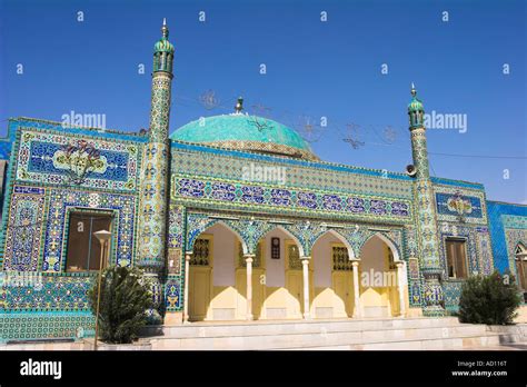 Afghanistan, Mazar-I-Sharif, Shrine of Hazrat Ali Stock Photo - Alamy