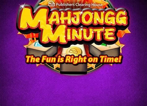 Mahjongg Minute | PCH.com