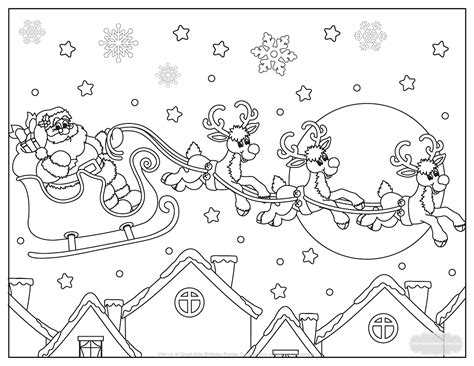 Free Christmas Coloring pages and printable activities for kids ...