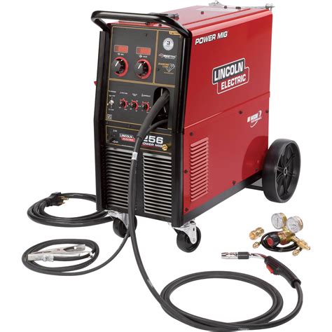 Lincoln Electric Power MIG 256 Flux-Cored/MIG Welder with Cart ...