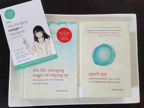 Marie Kondo Books - The Art of Happy Moving