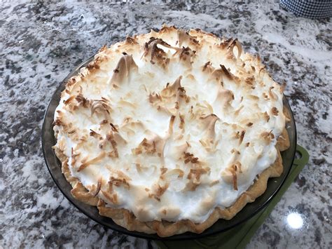 Coconut Cream Meringue Pie | Recipe | Coconut cream pie, Meringue pie ...