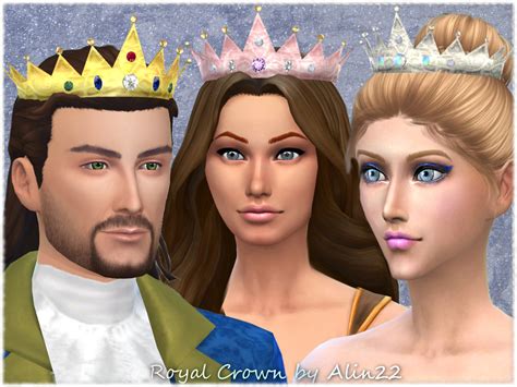 The Sims Resource - Royal Crown for Male and Female (Hat)