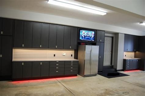 black garage cabinets ikea garage wall cabinets | Garage interior ...