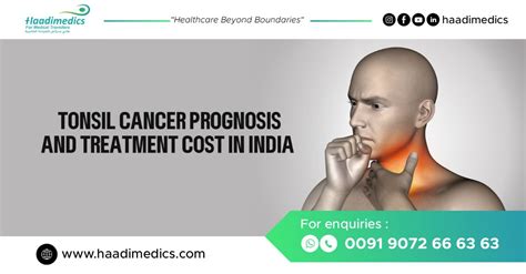 Tonsil Cancer Prognosis and Treatment Cost in India| Haadimedics.com