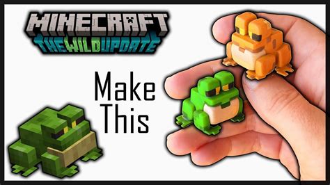 Minecraft Frogs Polymer Clay Tutorial