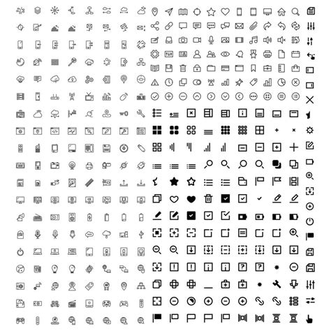 Set Of Mega Pack Business Technology Icon Symbol Logo Design 20039001 ...