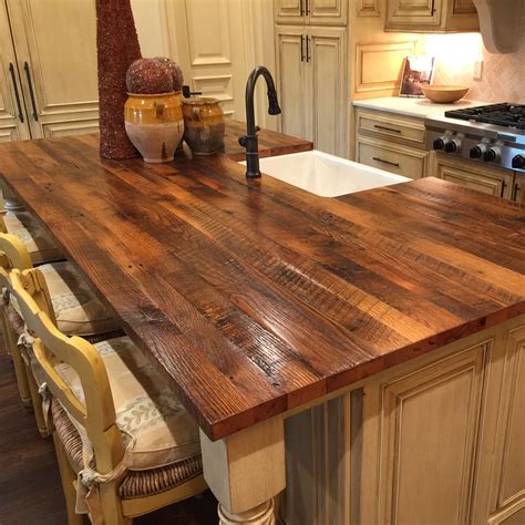 Reclaimed wood countertops – Artofit