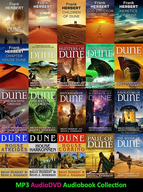 The DUNE Series By Frank & Brian Herbert Complete Audiobooks