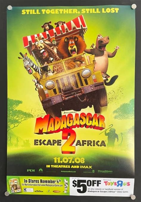 Madagascar 2 Dvd Poster