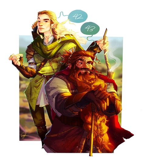 RePop Gifts | Lord of the Rings Legolas & Gimli Print