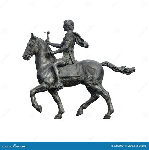 Alexander the Great on Horse Stock Image - Image of historic, carthage ...