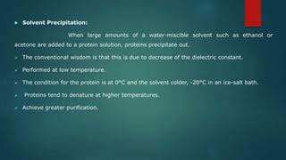 methods of extraction protein precipitation method.pptx