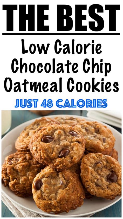 Low Calorie Chocolate Chip Oatmeal Cookies - Lose Weight By Eating