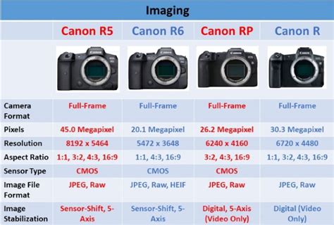 Canon Mirrorless Cameras Compared - Ehab Photography