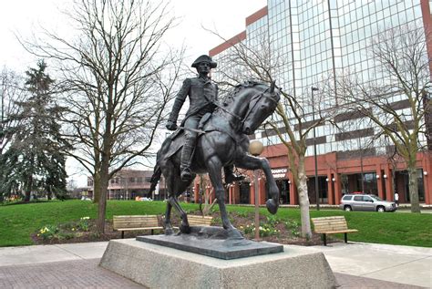 History Center Notes & Queries: The Anthony Wayne Statue