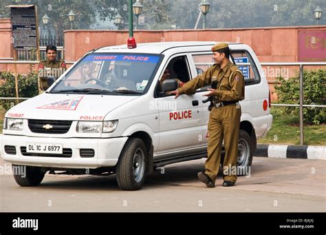 Tourist Police in Delhi Stock Photo - Alamy