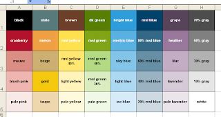 Change Excel color palette ~ Developer Log