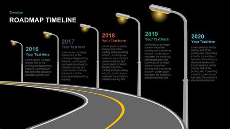 Timeline Roadmap PowerPoint Template and Keynote Slide - Slidebazaar