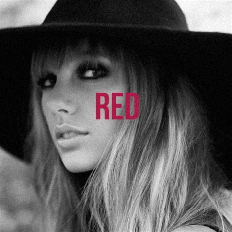 Taylor Swift - Red Album Cover | Taylor swift red album, Taylor swift ...