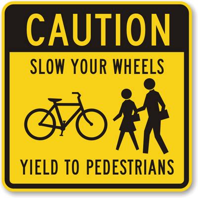 Bike Safety Signs