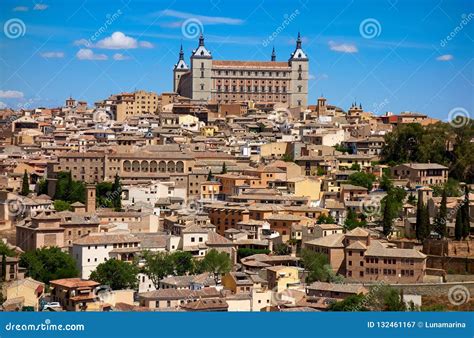 Toledo Skyline in Castile La Mancha Spain Stock Image - Image of europe ...