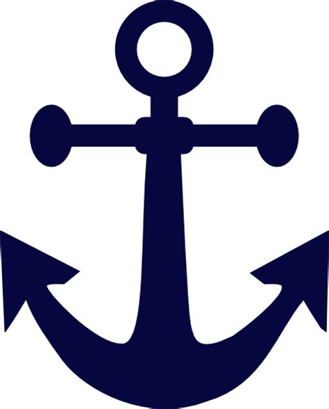 Anchor Navy Blue Clip Art at Clker.com - vector clip art online ...