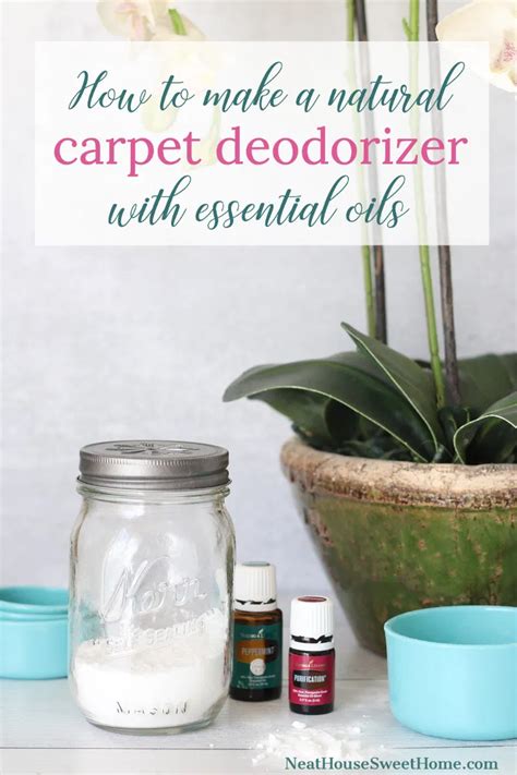 Use scented baking soda as a carpet deodorizer. Mix baking soda with ...