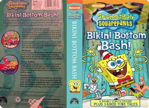 Nickelodeon's Spongebob Squarepants Bikini Bottom Bash VHS - Spongebob ...