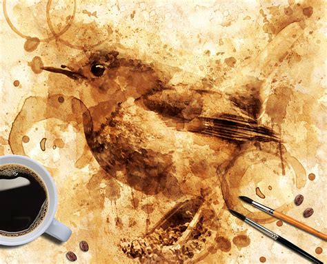 Coffee Stain Art Photoshop Action by IndWorks | GraphicRiver