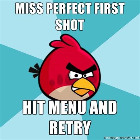 Red Angry Bird Meme